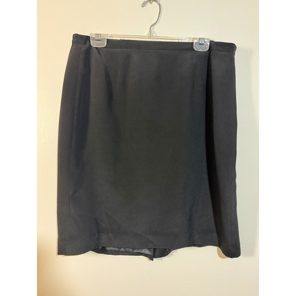 Sephine Chaus Dresses & Skirts - Sephine Chaus Pencil Skirt Women 14 Black 100% Silk Lined Knee Length Career